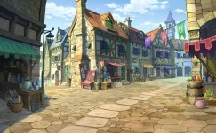 Labyrinthia West Shopping Area Art - Professor Layton vs_ Phoenix Wright_ Ace Attorney Art Gal...jpg